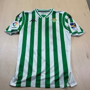 Real Betis Kappa Soccer Jersey D. Lainez 22 Men's X Large Green White